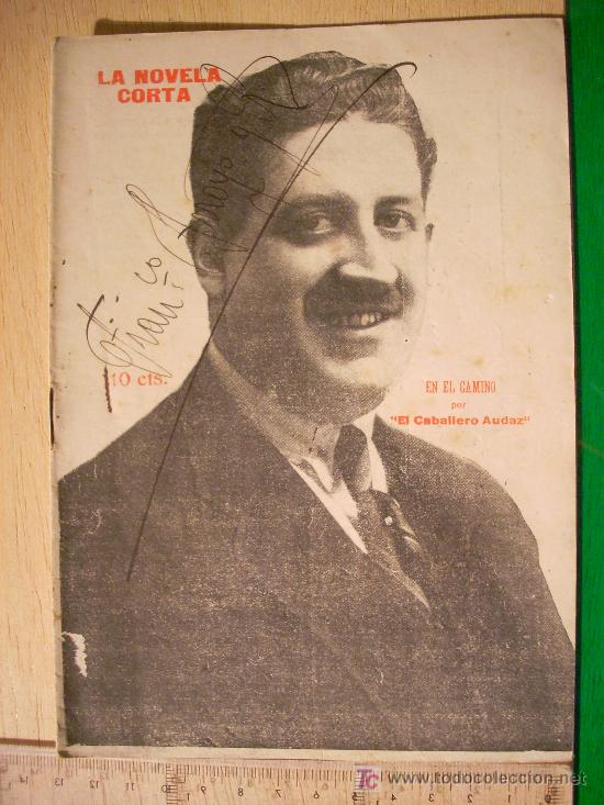 Coleccionismo de revistas y peri&oacute;dicos: REVISTA LITERARIA: LA NOVELA CORTA. EL CABALLERO AUDAZ // EN EL CAMINO. 22 MAYO 1920