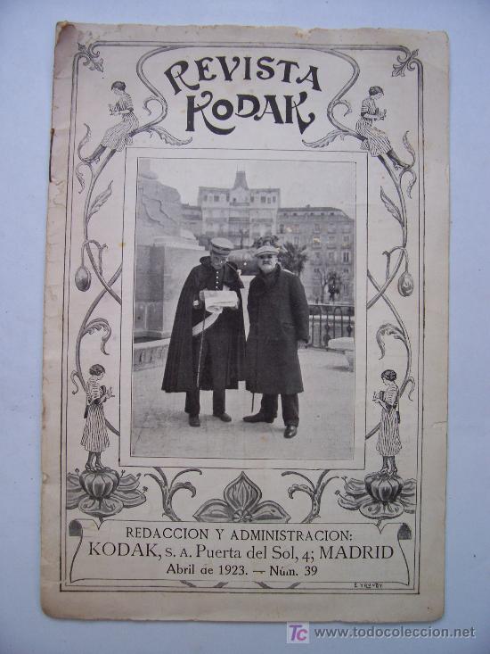 Collection Magazines and Newspapers: revista kodak, abril de 1923 - n&ordm;39 (14x20,5cm aprox., 8pag.)
