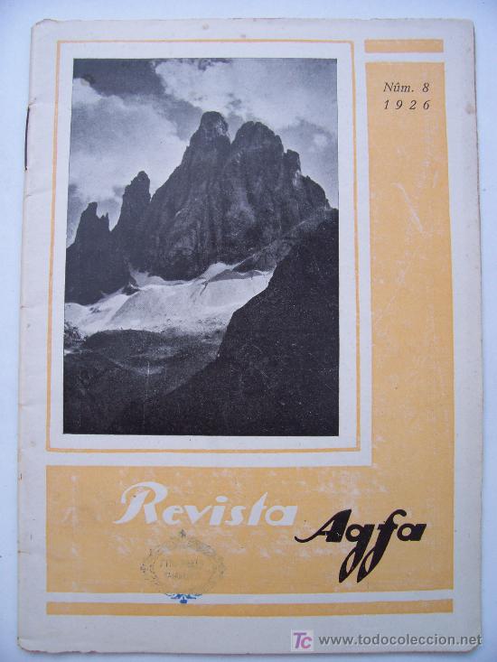 Sammeln von Zeitschriften und Zeitungen: fotografia: revista agfa, n&ordm;8 1926 (13x18cm aprox., 32 pag.)