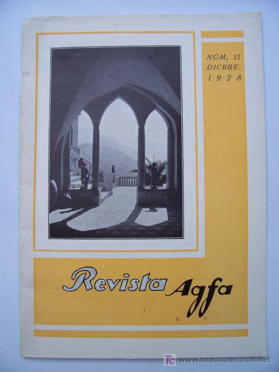 Coleccionismo de revistas y peri&oacute;dicos: fotografia:  revista agfa, n&ordm;12   1928  (13x18cm aprox.,  pag.353-388)