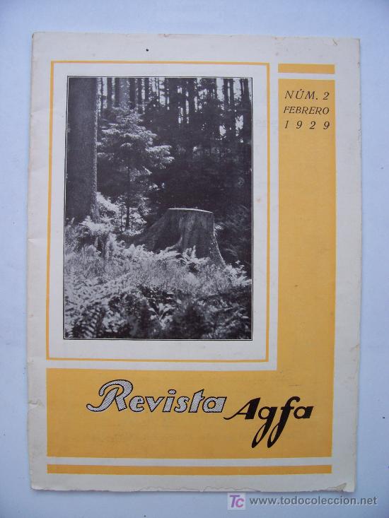 Coleccionismo de revistas y peri&oacute;dicos: fotografia:  revista agfa, n&ordm;2   1929  (13x18cm aprox.,  pag.33-64)