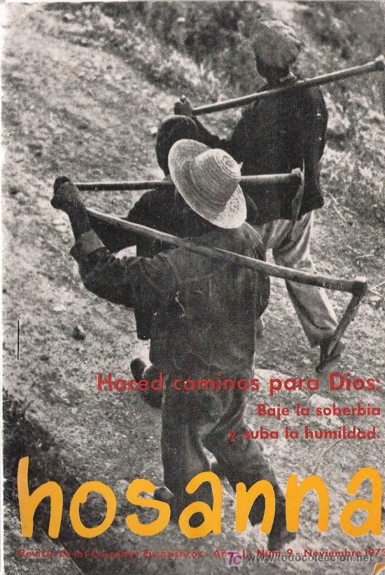 Coleccionismo de revistas y peri&oacute;dicos: HOSANNA- Revista de los Cruzados Eucar&iacute;sticos - 1973