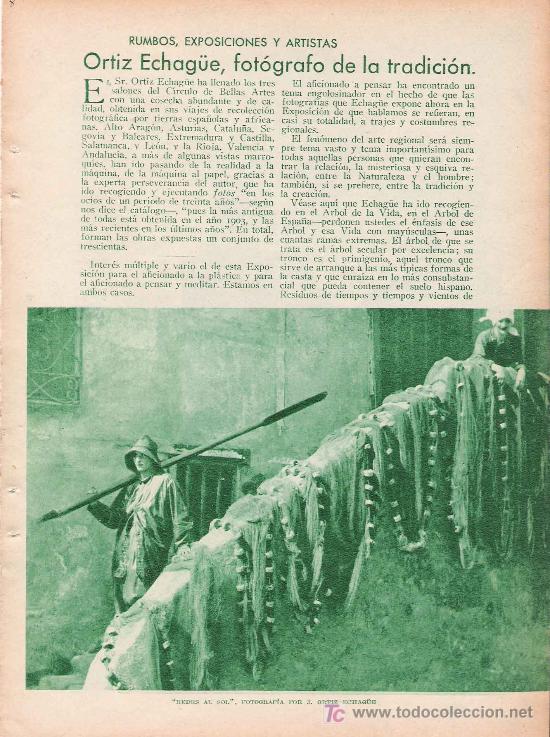 Sammeln von Zeitschriften und Zeitungen: Ortiz Echague fot&oacute;grafo&hellip;/ Manuel Abril- 1933