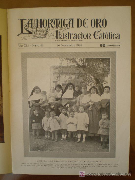Coleccionismo de revistas y peri&oacute;dicos: LA HORMIGA DE ORO n&ordm; 48 (26/11/25). CORDOBA SANTIAGO COMPOSTELA CASARES GUADALAJARA TORRUELLA MOLINS