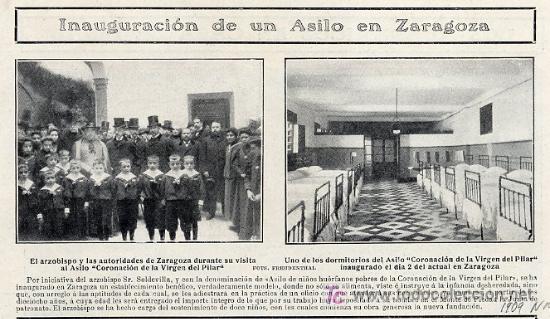 Coleccionismo de Revistas y Peri&oacute;dicos: ZARAGOZA CORONACION VIRGEN DEL PILAR-ASILO RETAL REVISTA