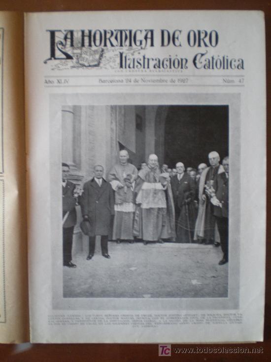 Coleccionismo de revistas y peri&oacute;dicos: LA HORMIGA DE ORO n&ordm; 43 (27/10/27) HOSPITALET OLAREAGA MIELIANA LLUCHMAJOR SENTMENAT MALLORCA