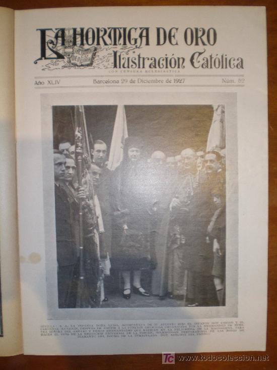 Coleccionismo de revistas y peri&oacute;dicos: LA HORMIGA DE ORO n&ordm; 52 (29/12/27) SEVILLA BARCELONA MADRID CALABRIA ALCANTARILLA MURCIA BILBAO