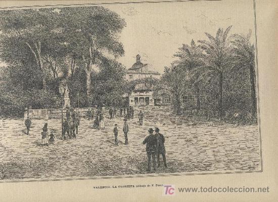 Sammeln von Zeitschriften und Zeitungen: REVISTA A&Ntilde;O 1890 LA GLORIETA DE VALENCIA F. PONS BATAS DE TE MODA CERDE&Ntilde;A LANUSO BLASCO IBA&Ntilde;EZ
