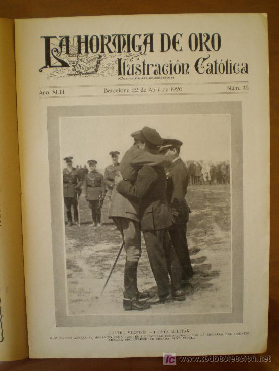 Coleccionismo de revistas y peri&oacute;dicos: LA HORMIGA DE ORO n&ordm; 16 (22/04/26) SAR SANTIAGO PLUS ULTRA AVIACION GRANADA DUQUE ALBA RIBERA