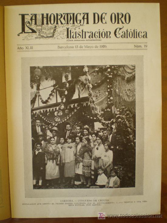 Coleccionismo de revistas y peri&oacute;dicos: LA HORMIGA DE ORO n&ordm; 19 (13/05/26) CAMPOO CANTABRIA CERVATOS CASTELLON ERIDA RADA TARRASA CORDOBA