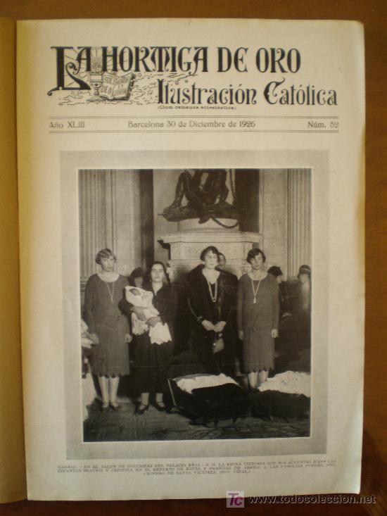 Coleccionismo de revistas y peri&oacute;dicos: LA HORMIGA DE ORO n&ordf; 52 (30/12/26) MADRID LOTERIA NAVIDAD VALLDIGNA MURTA SEVILLA GRANADA TAVERNES
