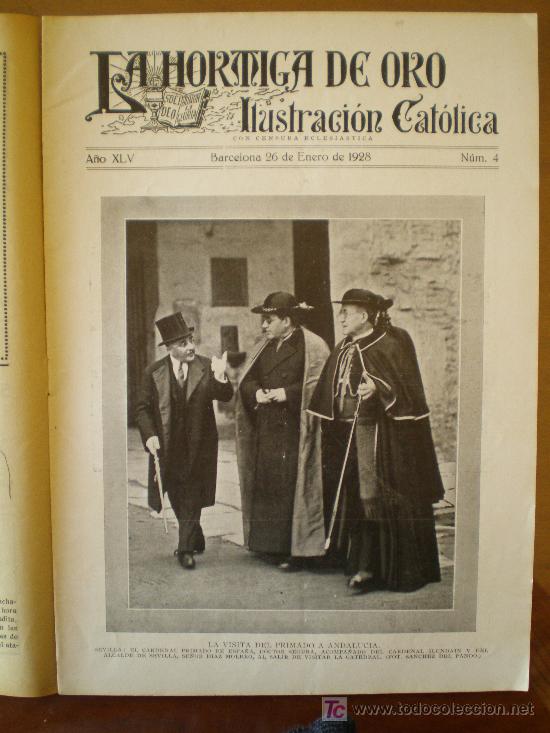 Coleccionismo de revistas y peri&oacute;dicos: LA HORMIGA DE ORO n&ordm; 4 (26/01/28) JATIVA SEVILLA BURGOS AVILA MONTSERRAT VALENCIA MARIA GUERRERO.