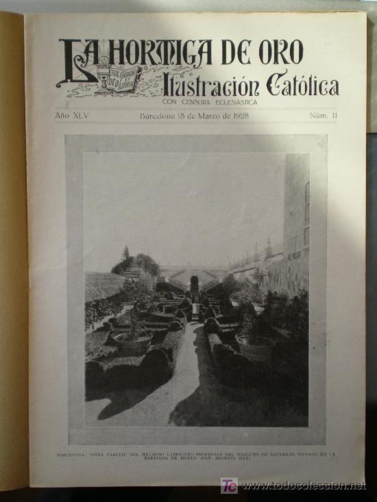 Coleccionismo de revistas y peri&oacute;dicos: LA HORMIGA DE ORO n&ordm; 11 (15/03/28) MADRID SEVILLA CORDOBA TOLEDO JATIVA LABERINTO ALFARRAS DATO