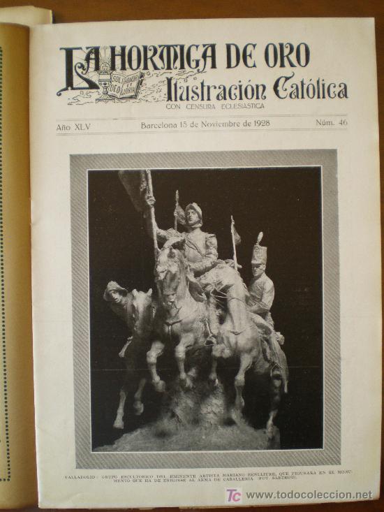 Coleccionismo de revistas y peri&oacute;dicos: LA HORMIGA DE ORO n&ordm; 46 (15/11/28) BENLLIURE CERDEU CARTAGENA AZNAR VITORIA LUGO MANZANILLA VINALESA