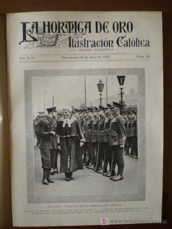 Coleccionismo de revistas y peri&oacute;dicos: LA HORMIGA DE ORO n&ordm; 30 (25/7/29) LOYOLA CORDOBA BILBAO SAN SEBASTIAN PUIGCERDA SEVILLA SEO URGEL