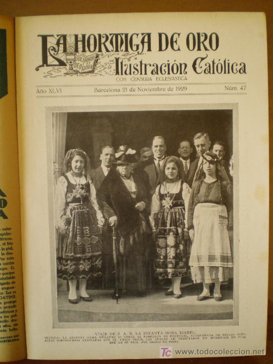 Coleccionismo de revistas y peri&oacute;dicos: LA HORMIGA DE ORO n&ordm; 47 (21/11/29) SEVILLA CRISTO MARTINEZ MONTA&Ntilde;ES BARCELONA MADRID CORDOBA