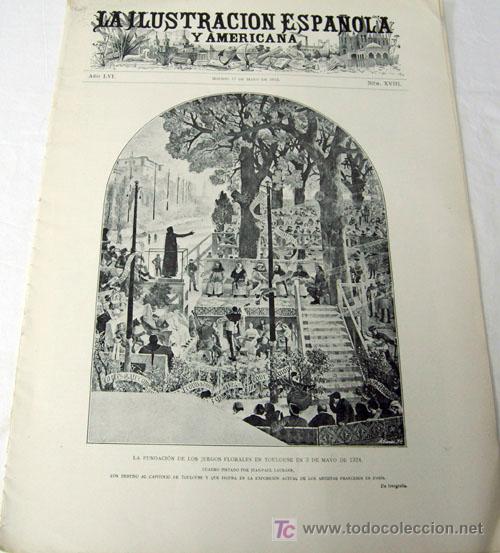 Coleccionismo de revistas y peri&oacute;dicos: Revista La Ilustraci&oacute;n Espa&ntilde;ola Americana N&ordm; 18 1912
