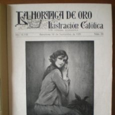 Coleccionismo de Revistas y Periódicos: LA HORMIGA DE ORO Nº 39 (24/9/31) LEQUEITIO SEVILLA BARCELONA TERRORISMO AZCOITIA ALBACETE VALENCIA