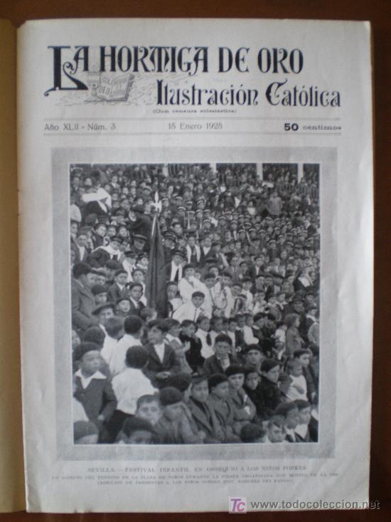 Coleccionismo de revistas y peri&oacute;dicos: LA HORMIGA DE ORO n&ordm; 3 (15/1/25) SEVILLA JATIVA MANISES REYES MAGOS ALICANTE VALENCIA CORDOBA OSMA