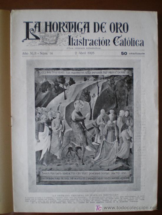 Coleccionismo de revistas y peri&oacute;dicos: LA HORMIGA DE ORO n&ordm; 14 (2/4/25) VIZA TARRAGONA BURGOS GANIVET SEVILLA IRUN SEO URGEL CARDONA  OLOT