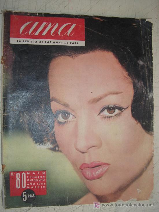 Coleccionismo de revistas y peri&oacute;dicos: REVISTA AMA - NUMERO  80 - MAQYO 1963 - SARA MONTIEL