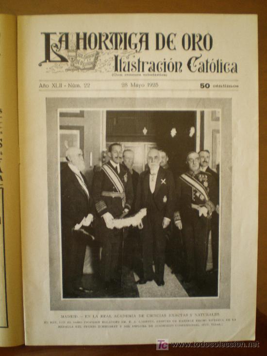 Coleccionismo de revistas y peri&oacute;dicos: LA HORMIGA DE ORO n&ordm; 22 (28/5/25) TORRE CERDA&Ntilde;A GERONA RIUS TAULET AVIACION GRANADA CASTELLON SARRIA