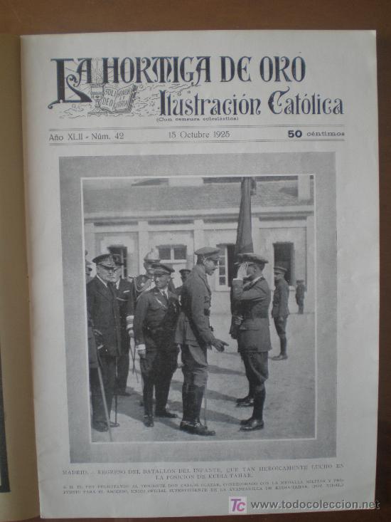 Coleccionismo de revistas y peri&oacute;dicos: LA HORMIGA DE ORO n&ordm; 42 (15/10/25) ALCA&Ntilde;IZ TERUEL GUETARIA GUIPUZCOA ZARAGOZA JACA SANTURCE BILBAO