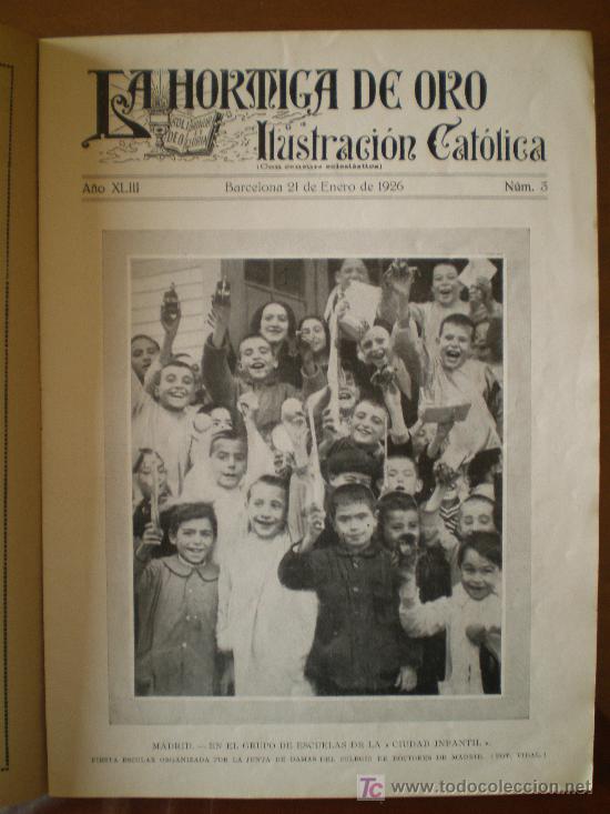 Coleccionismo de revistas y peri&oacute;dicos: LA HORMIGA DE ORO n&ordm; 3 (21/1/26) TRES TOMS BUJALANCE CORDOBA DURAN ESCORIAL EIBAR BURGOS CARRACCI