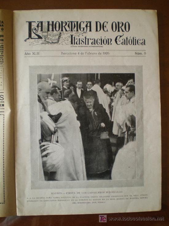 Coleccionismo de revistas y peri&oacute;dicos: LA HORMIGA DE ORO n&ordm; 5 (4/2/26) ALMANSA ALBACETE ALCALA DEL RIO BAEZA CORU&Ntilde;A SEVILLA BARCELONA
