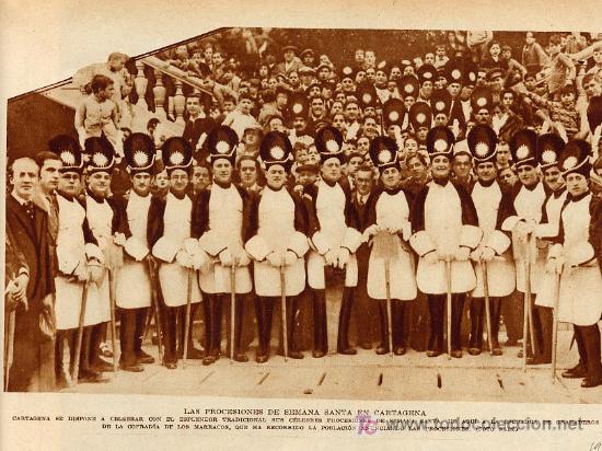 Coleccionismo de Revistas y Peri&oacute;dicos: CARTAGENA 1933 SEMANA SANTA FOTO HOJA REVISTA
