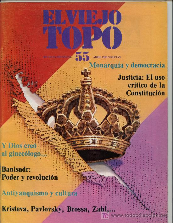 Coleccionismo de revistas y peri&oacute;dicos: REVISTA EL VIEJO TOPO N&ordm; 55   ABRIL 1981