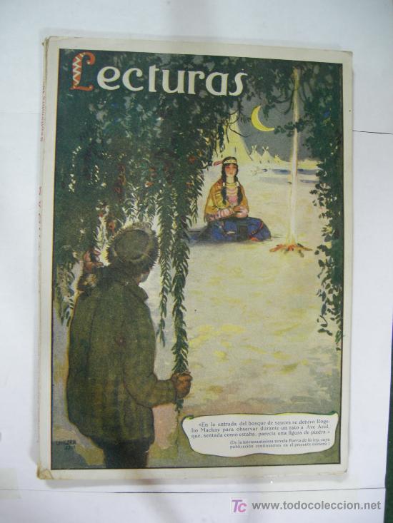 Coleccionismo de revistas y peri&oacute;dicos: revista mensual lecturas suplemento literario, n&ordm; 64 septiembre 1926, ver sumario, ilustrada