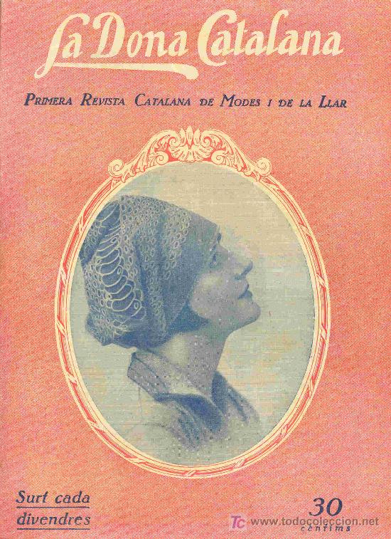 Coleccionismo de Revistas y Peri&oacute;dicos: REVISTA *LA DONA CATALANA* - N&ordm; 109 - NOVIEMBRE 1927