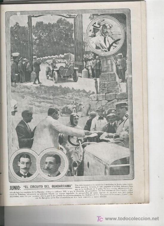 Collectionnisme de Revues et Journaux: REVISTA 1914 ATENTADO DE ALFONSO XIII EL REY EN EL CIRCUITO DEL GUADARRAMA AVIACION TRAJES SEGOVIANO