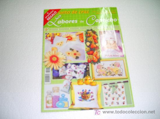 Collectionnisme de Revues et Journaux: Punto de cruz. Labores de capricho n&ordm; 17: cuadros, manteles, infantil, abc, cojines, ba&ntilde;o, bandejas