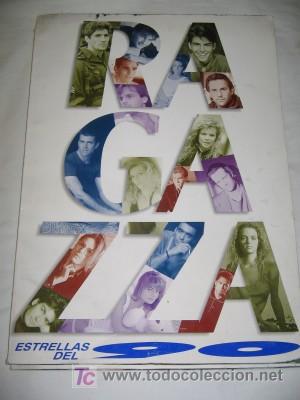 Coleccionismo de revistas y peri&oacute;dicos: RAGAZZA ESTRELLAS DEL 90, CON 18 P&Oacute;STERS DE ARTISTAS