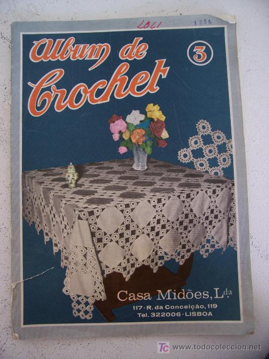 Collezionismo di Riviste e Giornali: album de crochet n&ordm;3, casa midoes, lda (portugal)