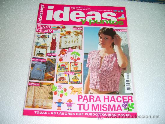 Collezionismo di Riviste e Giornali: IDEAS Y PUNTOS N&ordm; 103: PUNTO DE CRUZ,DETALLES,CORTINAS,PUNTO,BORDADO,CUADROS,MODA TEJANO