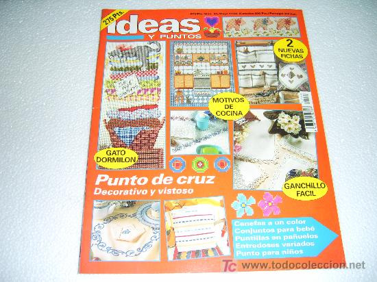 Coleccionismo de revistas y peri&oacute;dicos: IDEAS Y PUNTOS N&ordm; 45: CENEFAS,BEB&Eacute;,PUNTILLAS,ENTREDOSES,PUNTO PARA NI&Ntilde;OS,COCINA