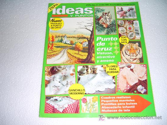 Coleccionismo de revistas y peri&oacute;dicos: IDEAS Y PUNTOS N&ordm; 27: CUADROS REALISTAS,PEQUE&Ntilde;OS MANTELES,MU&Ntilde;ECA DE TELA,ABECEDARIO