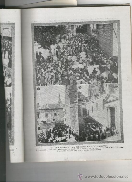 Coleccionismo de revistas y peri&oacute;dicos: REVISTA 1920 ENTIERRO EN TOLEDO DEL PRIMADO CARABANCHEL MONASTERIO DE LUPIANA GUADALAJARA CICLISMO