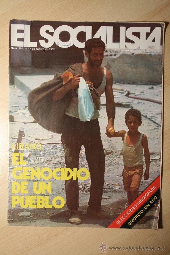 Coleccionismo de revistas y peri&oacute;dicos: Revista EL SOCIALISTA. NUM. 270.  11-17 agosto 1982