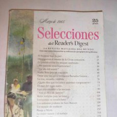 Coleccionismo de Revistas y Periódicos: SELECCIONES DEL READER'S DIGEST MARZ 65