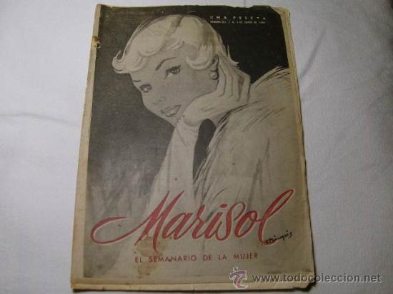 Sammeln von Zeitschriften und Zeitungen: MARISOL - EL SEMANARIO DE LA MUJER - A&Ntilde;O II- 3 ENRO 1955 N&ordm; 49 - NOVELAS LABORES HOGAR ESPECTACULOS