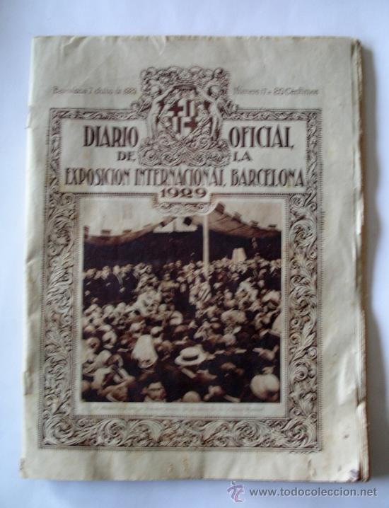 Coleccionismo de Revistas y Peri&oacute;dicos: 3 Diarios de Barcelona, n&ordm; 17 a&ntilde;o 29 Exposici&oacute;n Int Barcelona, n&ordm; 68 a&ntilde;o 30, n&ordm; 3 a&ntilde;o 45