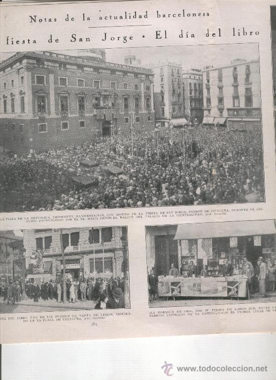 Collection Magazines and Newspapers: REVISTA A&Ntilde;O 1931 SANT JORDI SANTUARIO DE LAS ANGUSTIAS CUENCA MONEDAS DEL VATICANO BARCELONA RUGBY