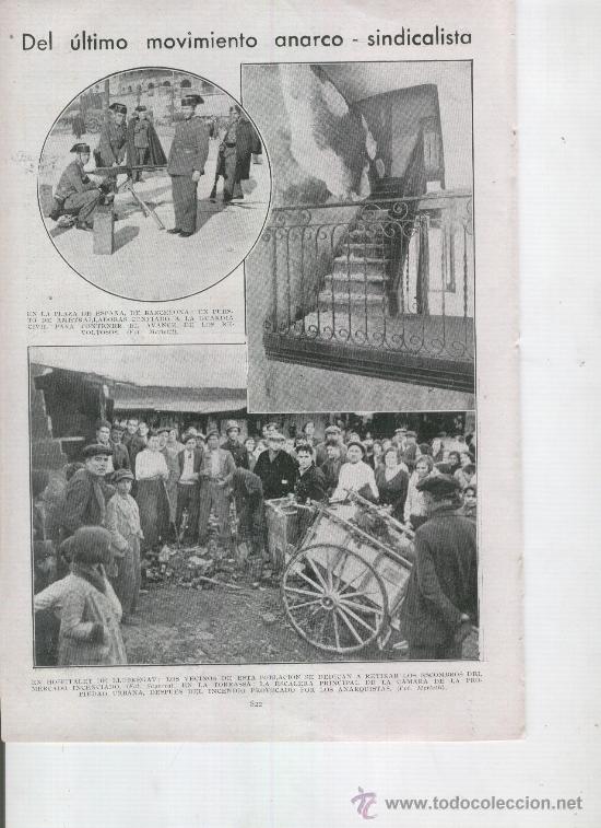 Coleccionismo de revistas y peri&oacute;dicos: REVISTA 1933 ANARQUISMO HOSPITALET FERROCARRIL DE SEVILLA  IBIZA ACEITUNAS ACEITE PINAZO