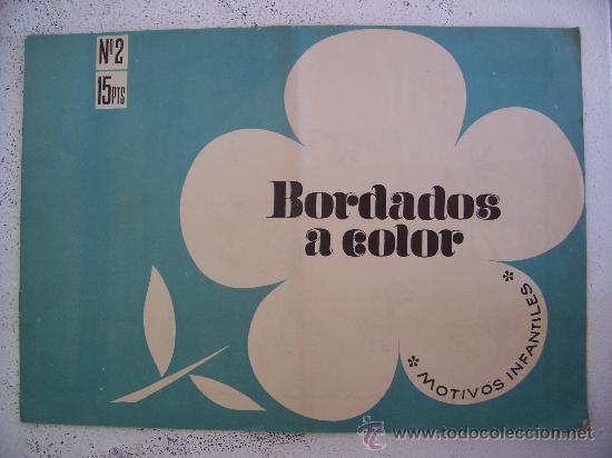 Coleccionismo de Revistas y Peri&oacute;dicos: album para bordar: bordados a color - motivos infantiles n&ordm;2 (distribuciones reunidas)