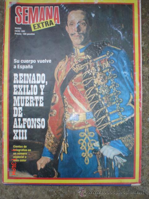 Coleccionismo de Revistas y Peri&oacute;dicos: revista  semana extra ,madrid 1980,con poster la familia real,mas un suplemento,,