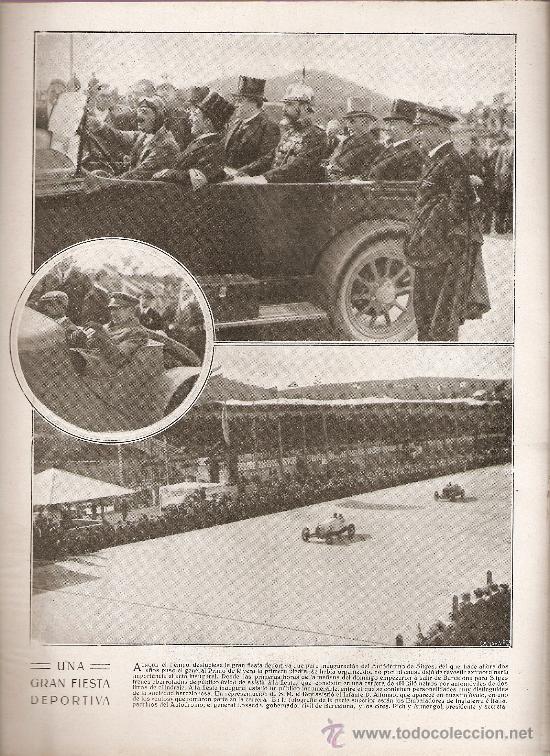 Collezionismo di Riviste e Giornali: A&Ntilde;O1923 SITGES AUTODROMO AVIACION ZEPPELIN HIPICA REGENERADOR PAZ PREMIO PE&Ntilde;A RHIN SUFRAGIO FEMENINO